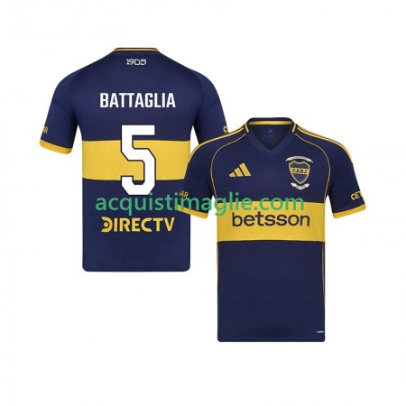 Divisa di Calcio CA Boca Juniors Rodrigo Battaglia 5 Prima 2025/2026